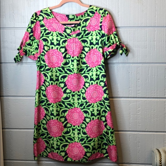 Lilly Pulitzer silk private property Dasha dress